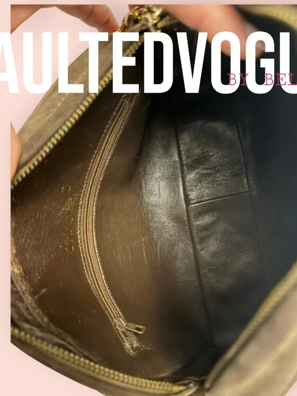 Vintage Chanel Quilted Suede Tassel Crossbody 🤎 Rare Classic - Picture 13 of 16